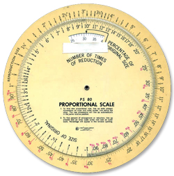 Old School Proportion Scale